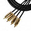 Межблочный кабель Kicx Headshot RCA-44-5-SS