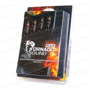 Межблочный кабель Tornado Sound RCA25
