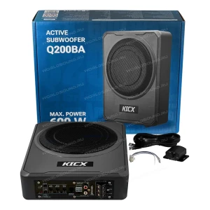 Cабвуфер активный Kicx Q200BA Cабвуфер активный Kicx Q200BA